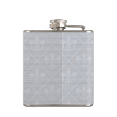 Silver Gray Lilie Pocket Flask Flachmann (Rückseite)
