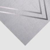 Silver Gray Metallic Seidenpapier (Detail)