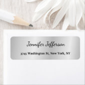 Silver Gray Modernes Handwriting Schlicht Beruflic (Insitu)