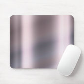 Silver Gray Monochrom Minimal Rose Metallic Steel Mousepad (Mit Mouse)