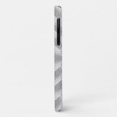 Silver Gray Monogram Watermelon Case-Mate iPhone Hülle (Hinten/Links)