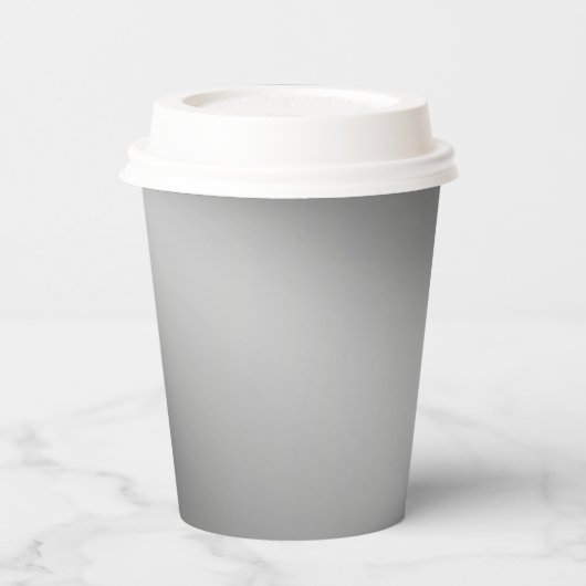 Silver Gray Moonlight Ombre Effekt Pappbecher (Links)