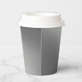 Silver Gray Moonlight Ombre Effekt Pappbecher (Rechts)