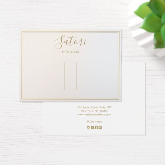 Silver Gray Ombre Script Haaraccessoires Display (Schreibtisch)