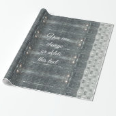 Silver Gray Pearls Mosaik Muster Elegant Geschenkpapier (Ungerollt)