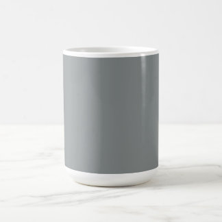 Silver Gray Personalisiert Grau Hintergrund Kaffeetasse
