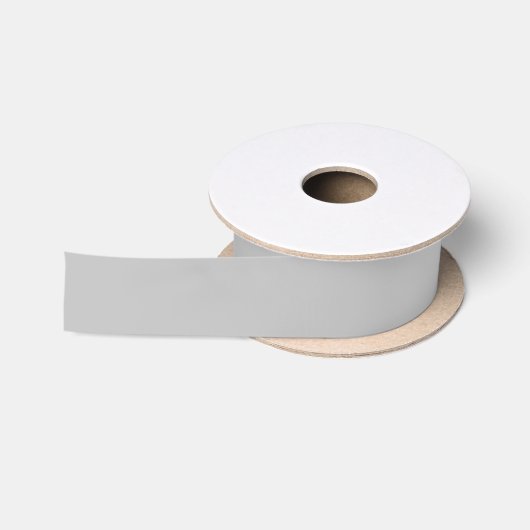 Silver Gray Satin Ribbon Satinband (Spule)