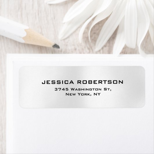 Silver Gray Schlicht Elegant Modernes Design (Insitu)