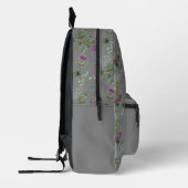 Silver Gray Scottish Thistle Blume Schottland Bedruckter Rucksack (Links)