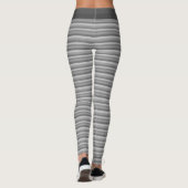 Silver Gray Shades Striping Leggings (Rückseite)