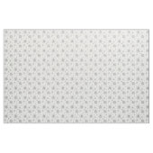 Silver Gray Snowflakes Pattern Stoff (Yard (91,4 cm))