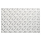 Silver Gray Snowflakes Pattern Stoff (Fat Quarter (45,7 x 55,9 cm))