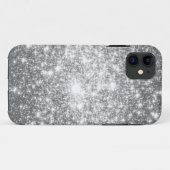 Silver Gray Sparkle Case-Mate iPhone Hülle (Rückseite (Horizontal))