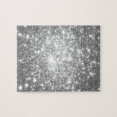 Silver Gray Sparkle Puzzle (Horizontal)