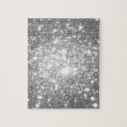 Silver Gray Sparkle Puzzle (Vertikal)