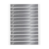 Silver-Gray Spider Web Wraparound Address Label (Bogen)