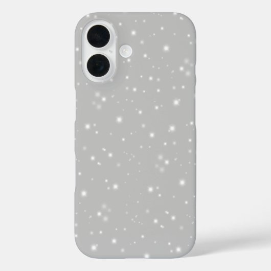 Silver Gray Starlight Case-Mate iPhone Hülle (Rückseite)
