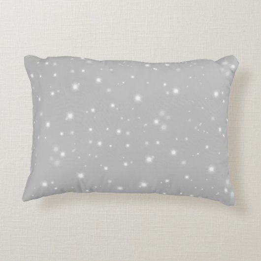 Silver Gray Starlight Dekokissen (Rückseite)