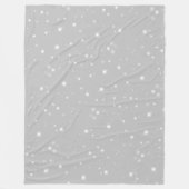 Silver Gray Starlight Fleecedecke (Vorderseite)
