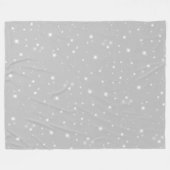 Silver Gray Starlight Fleecedecke (Vorderseite (Horizontal))