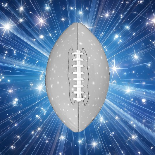 Silver Gray Starlight Football