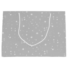 Silver Gray Starlight Große Geschenktüte