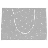 Silver Gray Starlight Große Geschenktüte (Rückseite)