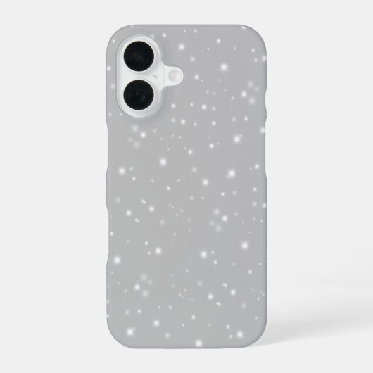 Silver Gray Starlight iPhone 16 Hülle (Rückseite)