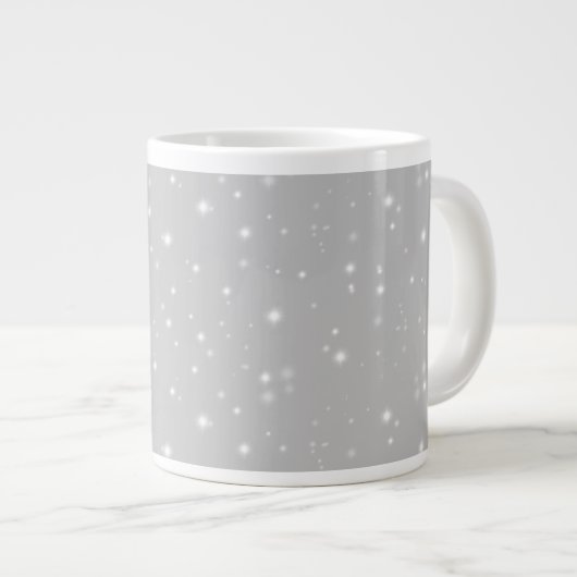 Silver Gray Starlight Jumbo-Tasse (Vorderseite Rechts)