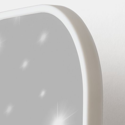 Silver Gray Starlight Pickleball Schläger (Linke Seite)