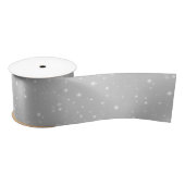 Silver Gray Starlight Satinband (Spule)