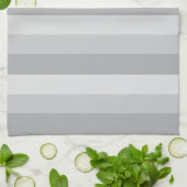 Silver Gray Striping Küchentuch (Gefaltet)