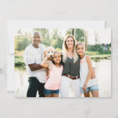 Silver Gray Texas JOY Foto Feiertagskarte (Rückseite)