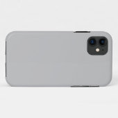 Silver Gray Tough iPhone 11 Fall Case-Mate iPhone Hülle (Rückseite (Horizontal))