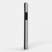 Silver Gray Tough iPhone 11 Fall Case-Mate iPhone Hülle (Hinten/Rechts)
