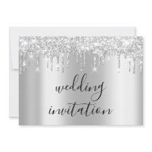 Silver Gray Tropfens Gray Black Spark Wedding