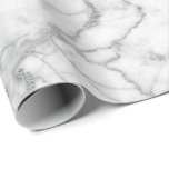 Silver Gray White Carrara Marble Stone Glam Minima Geschenkpapier<br><div class="desc">Minimalismus und Eleganz nach den Trends der Inneneinrichtung. Für viele Fälle</div>