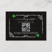 Silver Green QR Parco Tassino Casino Begleitkarte (Vorderseite)