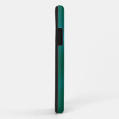 Silver Green Stainless Metallic Swirl Muster Case-Mate iPhone Hülle (Hinten/Rechts)