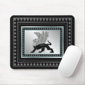 Silver Griffin Mousepad (Mit Mouse)
