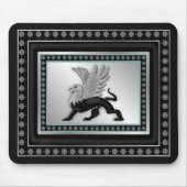 Silver Griffin Mousepad (Vorne)