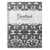 Silver Guestbook Notizblock (Vorderseite)