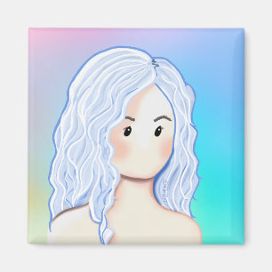 Silver Hair Beauty Magnet