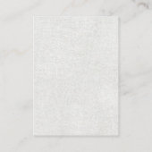 Silver Hair Headband Display Card Visitenkarte (Rückseite)