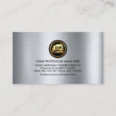 Silver Handyman Tools Sprocket Visitenkarte (Rückseite)