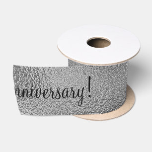 Silver Happy 25. 25. Jahrestag Sati Satinband