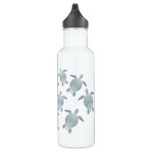 Silver Hawaii Turtles Coastal Maritime Trinkflasche (Rechts)