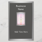 Silver Healing Hands Holistic Template Flyer (Vorne)