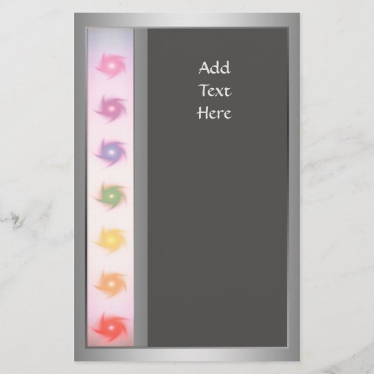 Silver Healing Hands Holistic Template Flyer (Hinten)