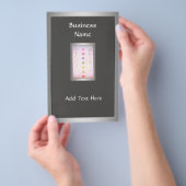 Silver Healing Hands Holistic Template Flyer (Handgriff)